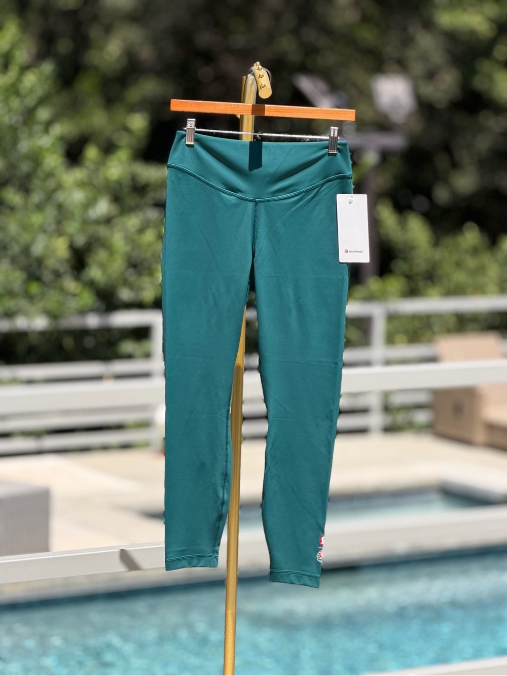 lululemon x Rose Parade Women’s Green Leggings